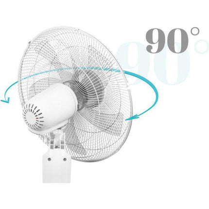 Teesa statiefventilator met afstandsbediening 3 standen timer wit TSA8024