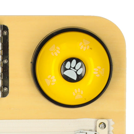 LULILO Buso Montessori Activity Bus XL – Houten Busyboard vanaf 1 Jaar – Sensorisch Educatief Speelgoed voor Baby’s en Peuters – Interactief Montessori Bord