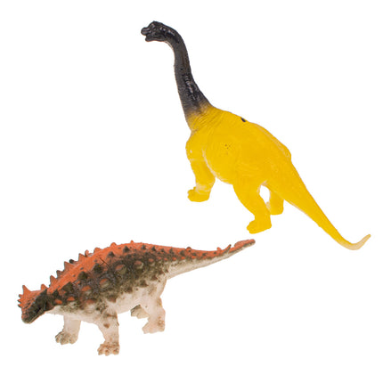 228-delige dinosaurus racebaan met auto op batterijen