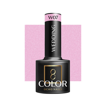Ocho Nails W07 Professionele Hybride Bruidsnagellak - Roze UV Gellak - Wedding Nagellak 5 g