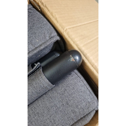 2de kansje Trendmix 4-in-1 Uitklapbare Slaapstoel Belastbaar Tot 150 kg Donkergrijs - Inklapbare Slaapbank Met 6 Standen Verstelbare Rugleuning - Modern Design Logeerbed - Slaapfauteuil