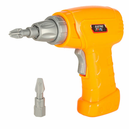 Constructie Bouwset 261-delig – Educatief Doe-Het-Zelfpakket voor Kinderen – Met Boormachine, Schroevendraaier & Gereedschapskoffer – Creatieve 3D Bouwpuzzel