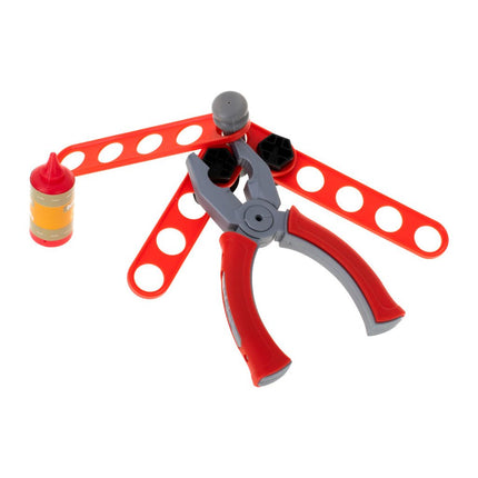 65-delige speelgoed gereedschap werkbank 2 in 1 met accessoires