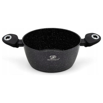 Meyerhoff Premium 10 Delige RVS Pannenset Night Sky - Steelpan - Koekenpan - Geschikt Voor Alle Warmtebronnen - Inclusief deksels
