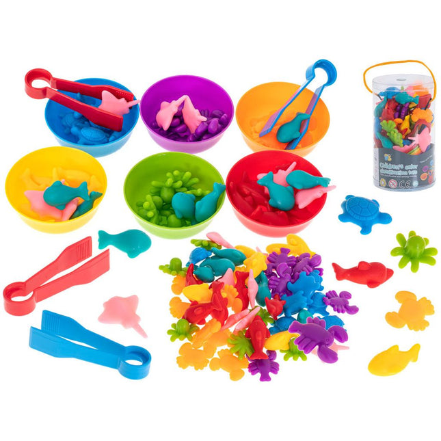 Zeedieren Educatief Montessori Tellen Leren 36 Dieren - Educatief Speelgoed – 36 Dieren