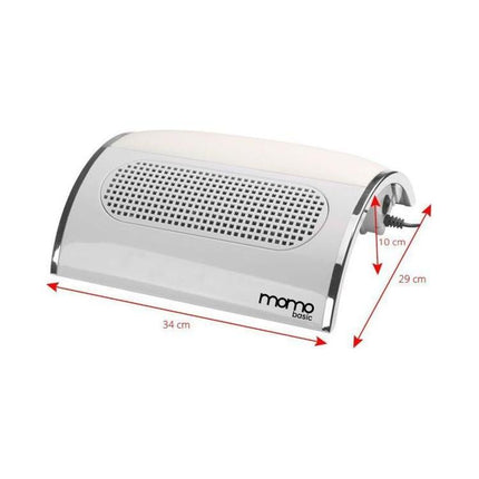 Momo Basic Nagelafzuiger - Stofafzuiging - Dust Collector - Manicure - Krachtige Zuiging - Sterke Afzuiging - 20W Krachtige Stofafzuiging voor Manicure - Wit