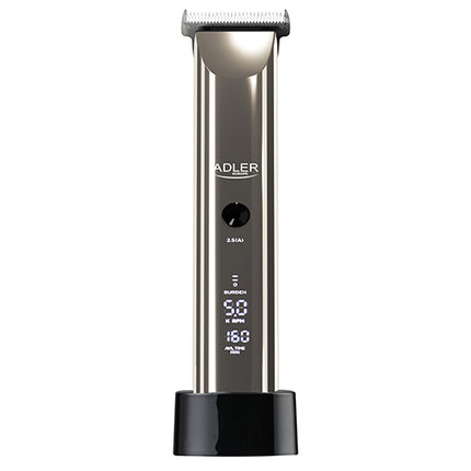 Adler AD 2834 Tondeuse met LCD Display – Draadloos & Met Snoer – 200 Minuten Accuduur – Professionele Haartrimmer