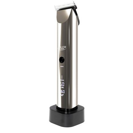 Adler AD 2834 Tondeuse met LCD Display – Draadloos & Met Snoer – 200 Minuten Accuduur – Professionele Haartrimmer
