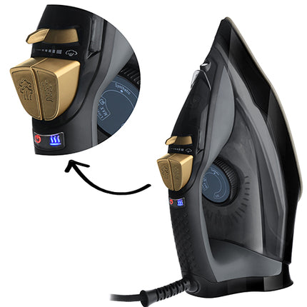 Adler AD 5038 Stoomstrijkijzer 3000W – Keramische Strijkzool – Verticale Stoomfunctie – 350 ml