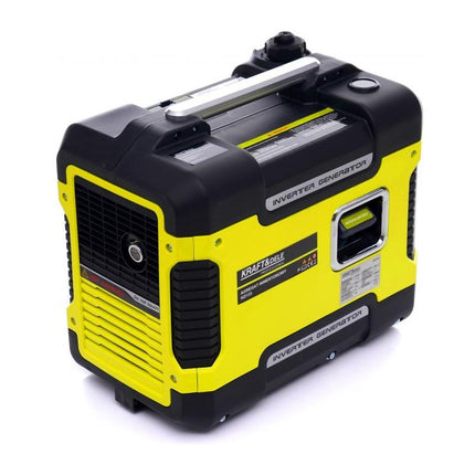 Kraft & Dele KD133 Professionele Inverter Generator Benzine 4-Takt met Stroomstabilisatie 1700 - 1900 Watt - DC 12V en 2x 230V - Stroomgenerator