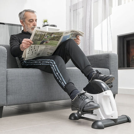 Innovagoods Fipex Pedaaltrainer - Stoelfiets - Bureaufiets - Been- en Armtrainer - Verstelbare Weerstand - Zwart