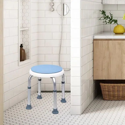 Trendmix Draaibare Douchekruk 360° – 6 Hoogte-instellingen – Antislip – Aluminium – Tot 120 kg – Voor Ouderen & Revalidatie