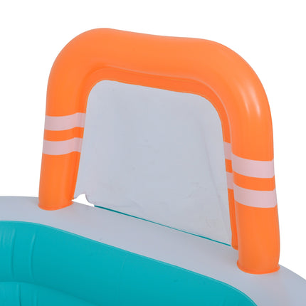 Sunclub Opblaasbaar Volleybal Zwembad 258 x 170 x 108 cm – Inclusief Volleybal & Net – Familie Zwembad 815 Liter – Speelzwembad voor Tuin