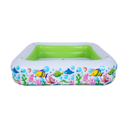 Sunclub Opblaasbaar Kinderzwembad met Zonnedak – 143 x 143 x 123 cm – Baby Zwembad met UV-Bescherming – 240 Liter