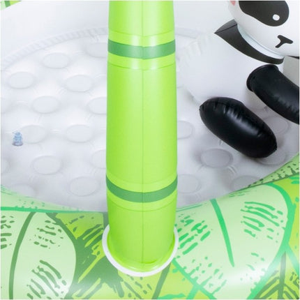 Sunclub Baby Zwembad met Dak en Panda – Opblaasbaar Peuterzwembad 98 cm – UV Zonbescherming