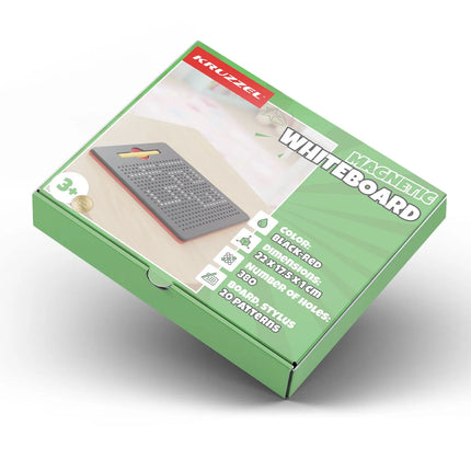 Magnetisch Tekenbord voor Kinderen – 380 Balletjes – Magnetische Pen – 20 Voorbeelden