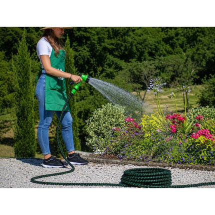 Flexibele Tuinslang 30 Meter – Uitschuifbare Tuinslang Met Sproeipistool – Tuinslang Met Kraanadapter – Waterslang Voor Tuin, Terras en Auto