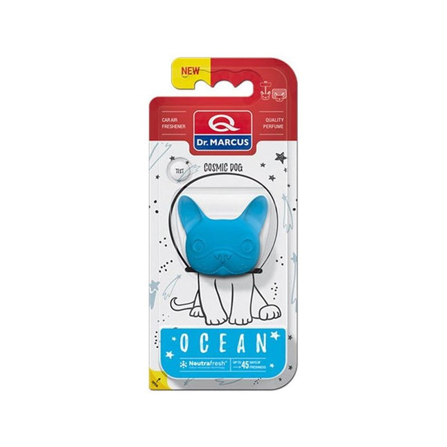 Dr. Marcus Ocean Cosmic Dog autogeurtje met neutrafresh technologie - Luchtverfrisser auto - Tot 45 dagen geurverspreiding - 20 Gram