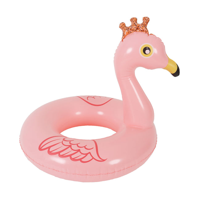 SunClub Flamingo Zwemband Voor Kinderen – Roze – Opblaasbare Zwemband 48 cm – Voor Zwembad en Vakantie