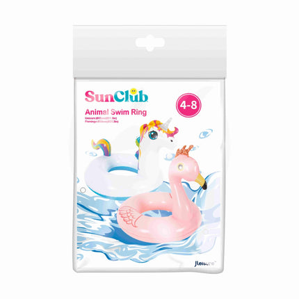 Sunclub Eenhoorn Zwemband Kind – Opblaasbare Unicorn Zwembadring voor Kinderen