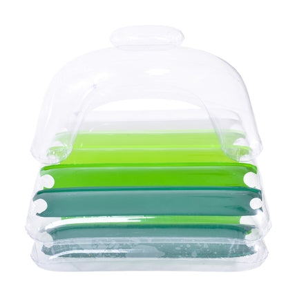 Sunclub Opblaasbaar Zwembad Luchtbed Groen – Opvouwbaar Water Lounge Ligbed 180 x 79 x 48 cm