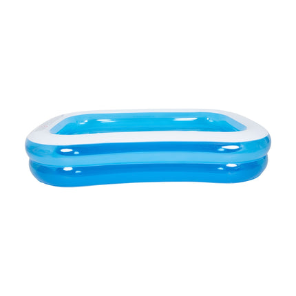 Sunclub Opblaasbaar Tuinzwembad 262x175x50 cm – Familie Zwembad voor Kinderen en Peuters – Groot Opblaasbaar Kinderzwembad voor Tuin, Camping en Zomer Waterplezier