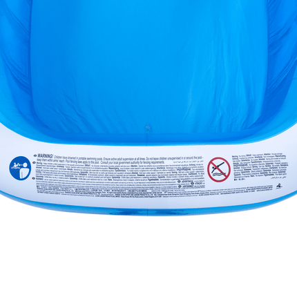 Sunclub Opblaasbaar Tuinzwembad 305x183x50 cm – Familie Zwembad voor Kinderen en Peuters – Groot Opblaasbaar Kinderzwembad voor Tuin, Camping en Zomer Waterplezier