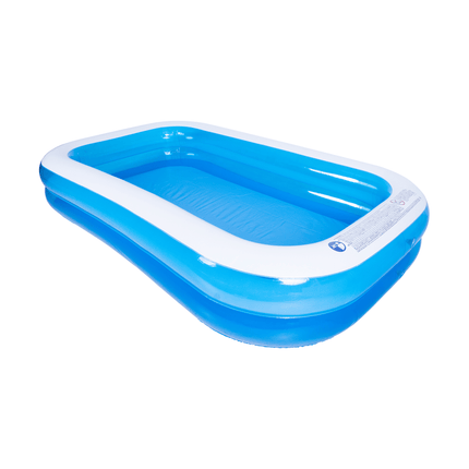 Sunclub Opblaasbaar Tuinzwembad 305x183x50 cm – Familie Zwembad voor Kinderen en Peuters – Groot Opblaasbaar Kinderzwembad voor Tuin, Camping en Zomer Waterplezier