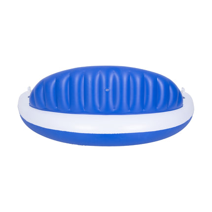 Sunclub Luxe Zwembad Luchtbed met Rugleuning – Drijvend Waterhangmat XXL Blauw/Wit