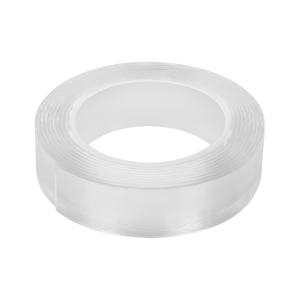 Rebel Herbruikbare dubbelzijdige nano montagetape transparant 2 mm x 30 mm x 3 m