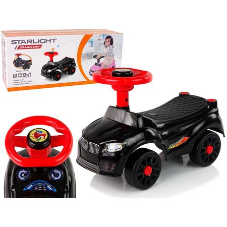 Starlight shadow BMW loopauto met claxon vanaf 1 jaar 46 x 22 x 33 cm zwart