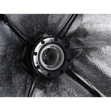 Softbox Studiolamp Set van 2 - Fotografie Lampen met Statief - In Hoogte Verstelbaar - 48 x 67 cm - Zwart
