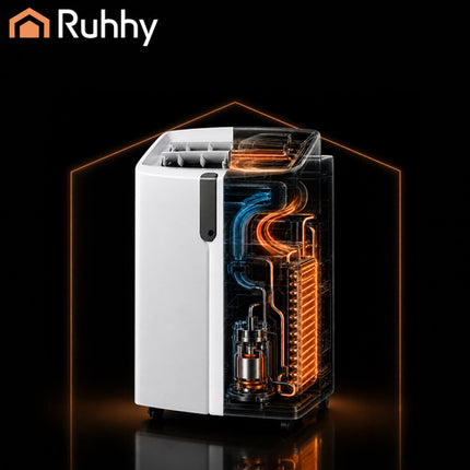 Mobiele Airconditioner 12000 BTU WiFi – 4-in-1 Airco met Verwarming, Ontvochtiger & Ventilator – 25-30 m² - 3,5 kW