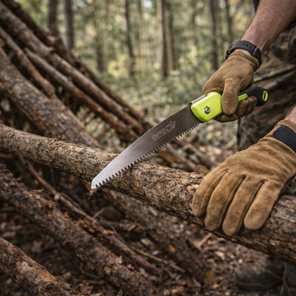 Opvouwbare Handzaag 18 cm – Snoeizaag – Takkenzaag – Zaag voor Hout, Takken en Camping – Inklapbaar