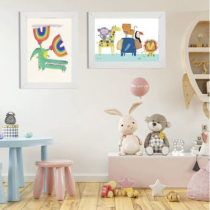 Kinder Tekeningen Lijst A4 – Kunstfotolijst Voor Kindertekeningen – Wissellijst Met Opbergruimte Voor 150 Tekeningen – Wit