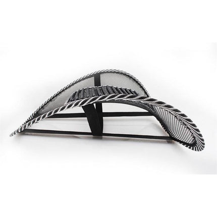 Malatec Corrigerende Rugsteun – Bureaustoel & Autostoel – Ergonomische Lendensteun – Met Massagekralen – Ademend Gaas – Houdingscorrectie