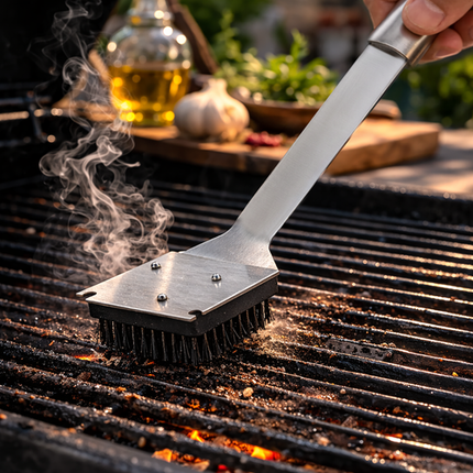 BBQ Gereedschapset 6-delig RVS – Complete Barbecue Accessoires Set met Opbergkoffer