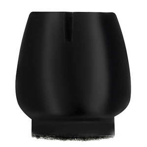 Malatec Stoelpootbeschermers – 16 stuks – Siliconen + Vilt – 12–16 mm – Geluiddempend & Krasvrij – Zwart