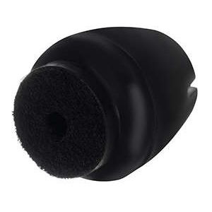 Malatec Stoelpootbeschermers – 16 stuks – Siliconen + Vilt – 12–16 mm – Geluiddempend & Krasvrij – Zwart