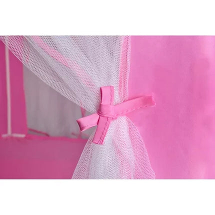 Kruzzel Speeltent Paleistent Kinder Tent  - Tipi Voor Binnen en Buiten - Roze - 135 x 135 x 140 cm