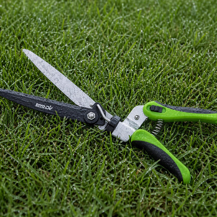 Grasschaar met 180° Draaibaar Snijblad – Handmatige Grasschaar – Heggenschaar – Voor Gazonranden en Struiken