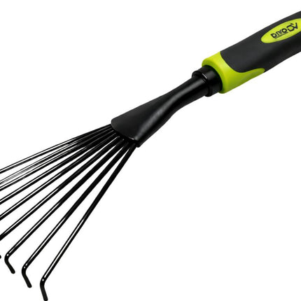 Handhark 38 cm – Waaierhark – Tuinhark voor Bloemen, Borders en Bladeren – Metalen Tanden