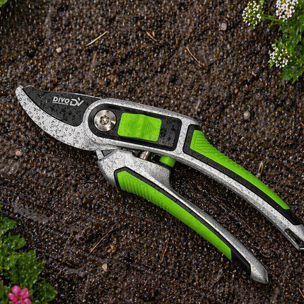 Snoeischaar 22 cm – Heavy Duty – Gehard Stalen Blad – Verstelbare Bladopening – Voor Takken, Struiken en Planten