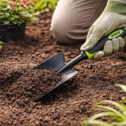 Handschep 33 cm – Plantschep – Tuinschep – Handschep voor Planten, Verpotten en Tuinieren – Gehard Staal