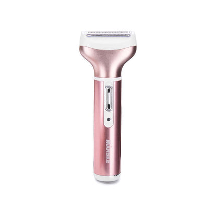 Marske 4 In 1 Oplaadbare Ladyshave- Wenkbrauw Trimmer - Neus- En Oor Trimmer - Gezichtshaar Verwijderaar - Lichtroze