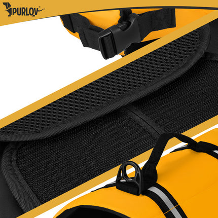 Reddingsvest Hond L – Honden Zwemvest 10-20 kg – Veiligheidsvest voor Honden – Reflecterend – Geel
