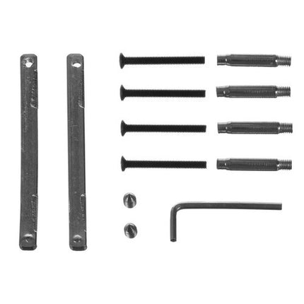 Ruhhy Zwarte Matte Deurklink voor Binnendeuren – Modern Design – Inclusief Rozet – Stil & Duurzaam – Universeel Links en Rechts Monteerbaar