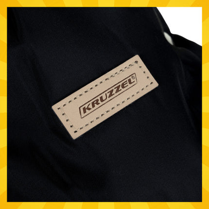 Kruzzel Zwarte Geïsoleerde Kinderwagenwarmers – Set van 2 – Dubbele Handmoffen met Pluche Voering – Waterdicht & Winterbestendig