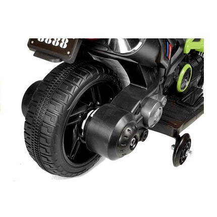 Elektrische naked bike - kindermotor - motor voor kinderen tot 25kg max 1-3 km/h groen