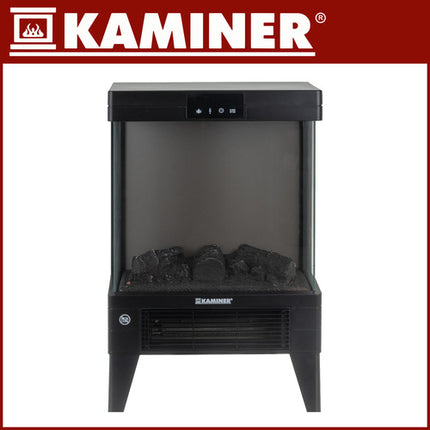 Kaminer Embego 2000W elektrische haard – 3D vuureffect – Ventilatorkachel – Afstandsbediening & Veiligheidsfuncties